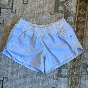 Lululemon Athletica White Athletic Shorts